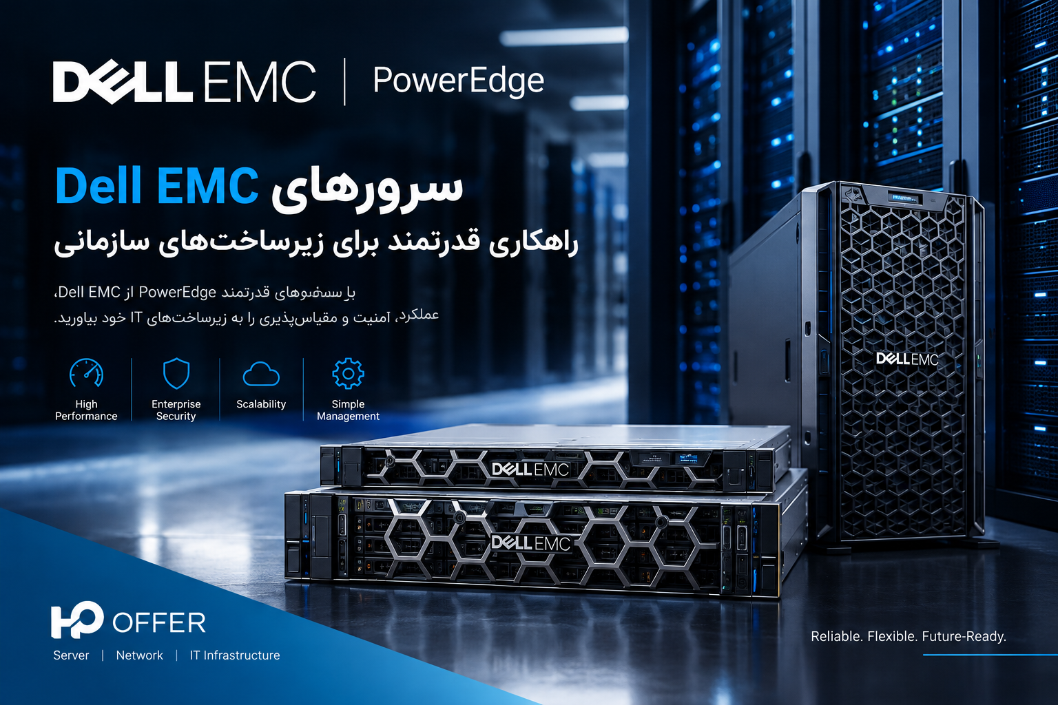 سرورهای Dell PowerEdge؛ بررسی مدل‌ها و نکات مهم هنگام خرید