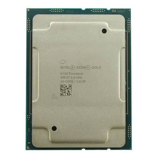 سی پی یو سرور Intel Xeon Gold 6138 Processor 826876-B21